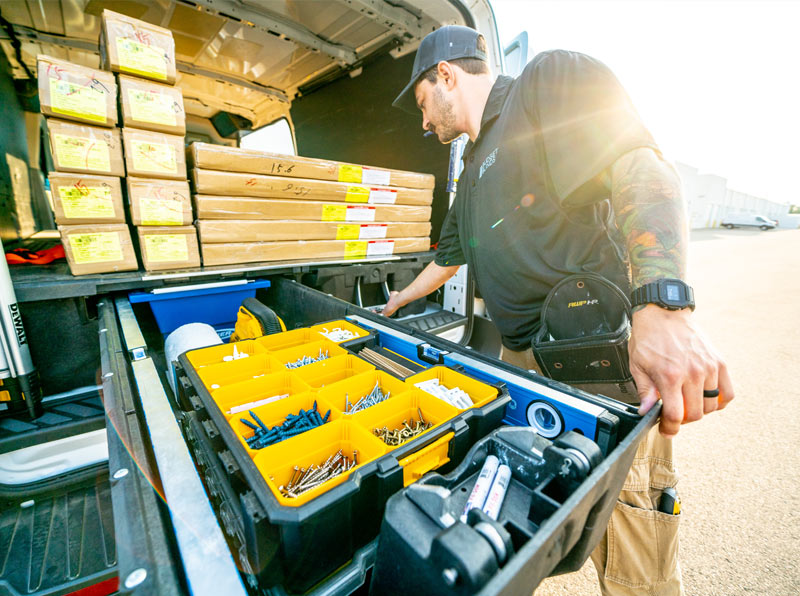 Commercial vehicle upfitting and fleet outfitting